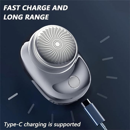 New Upgrade Powerful Storm Mini-Shave Portable Electric Shaver, Washable Shaver for Men