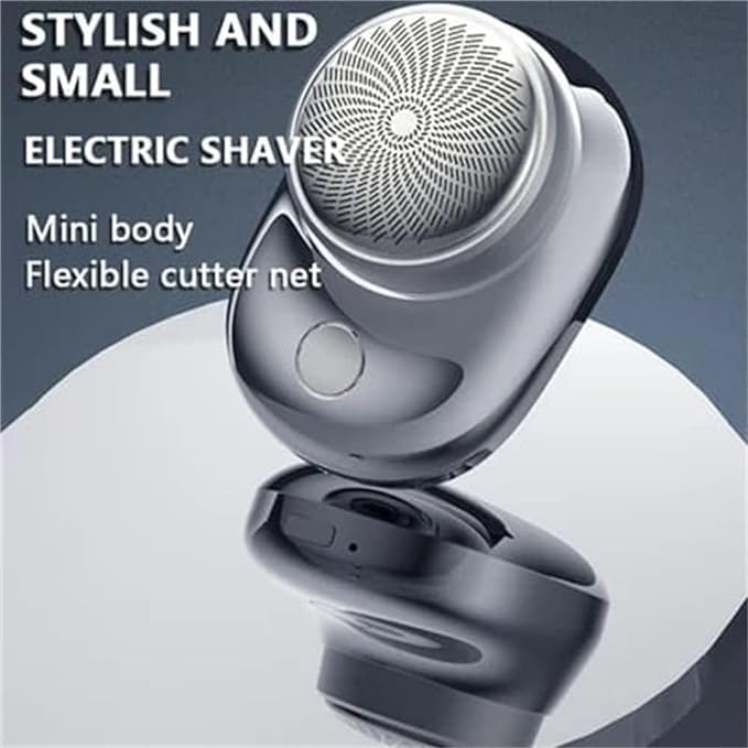 New Upgrade Powerful Storm Mini-Shave Portable Electric Shaver, Washable Shaver for Men