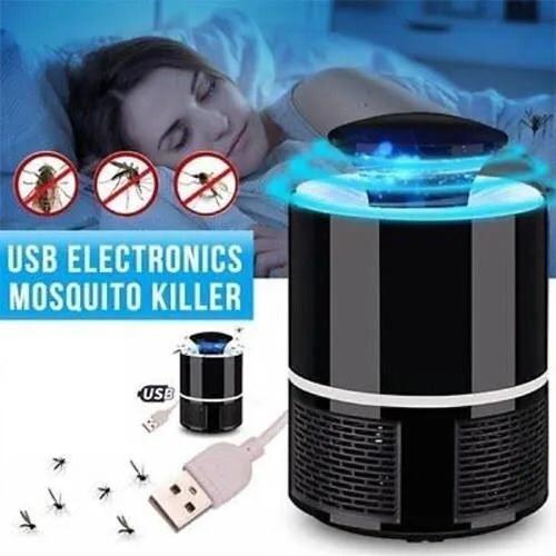 Mosquito Killer Lamp USB Powered Powerful Insect Killer 720°All-Round Physical Mosquito Killing Silent Non-Toxic Maternal Child Safety repellent led lamp mosquito zappers Portable Mosquito Trap Lamp Black Pest Control