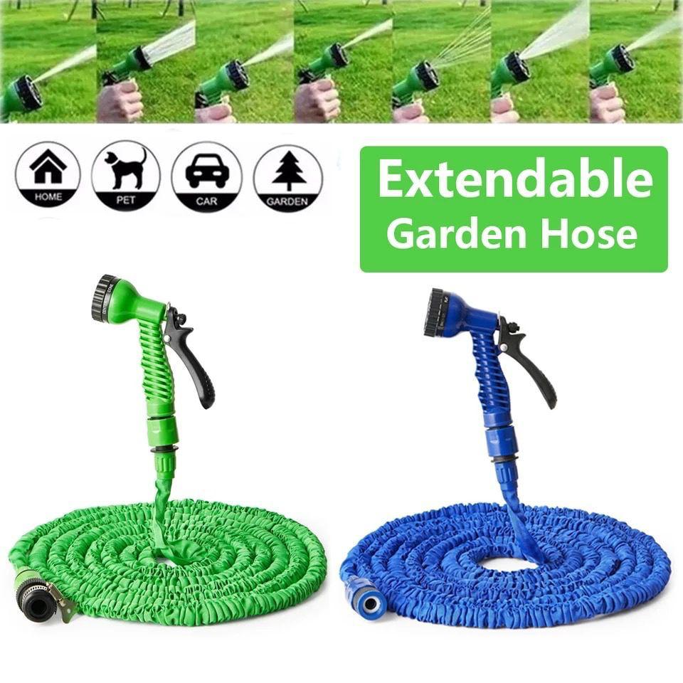 Flexible Upgraded Repairable Magic Hose Pipe Expandable Reel 50/100Ft Car watering Cleaning, Indoor/Outdoor Garden Water Hose+ Spray