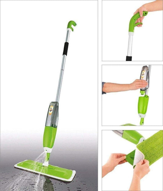 Spray Mop For Hard Floor Cleaning With Microfiber Mop Pad Refills and 600ml Water Tank, 360° Rotating Flat Mop for Home Kitchen Hardwood Laminate Wood Ceramic Tile Floor