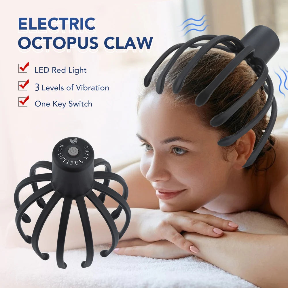 ELECTRIC SCALP OCTOPUS CLAW MASSAGER